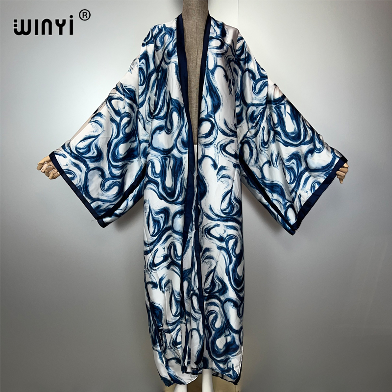 Women'S Fashion Kimono - WINYI Bohemian cardigan dress Africa Kaftan