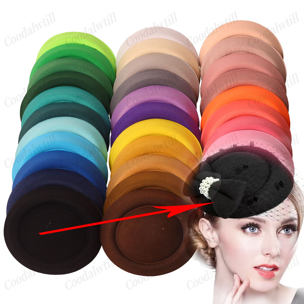 Women'S Fashion Visor - 17CM Wedding Top Pillbox Fascinator Base