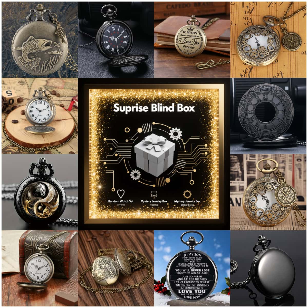 1PC Surprise Mystery Watch Bli - Fashion Women Watch recension och pris
