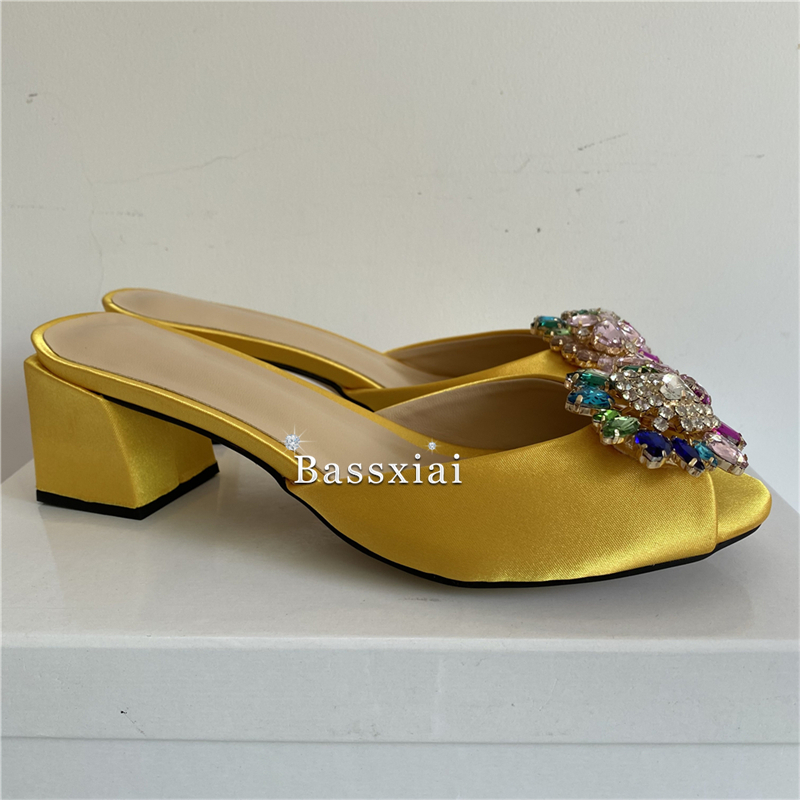 Colorful Rhinestone Buckle Dec - Women'S Fashion For Summer 2025 recension och pris