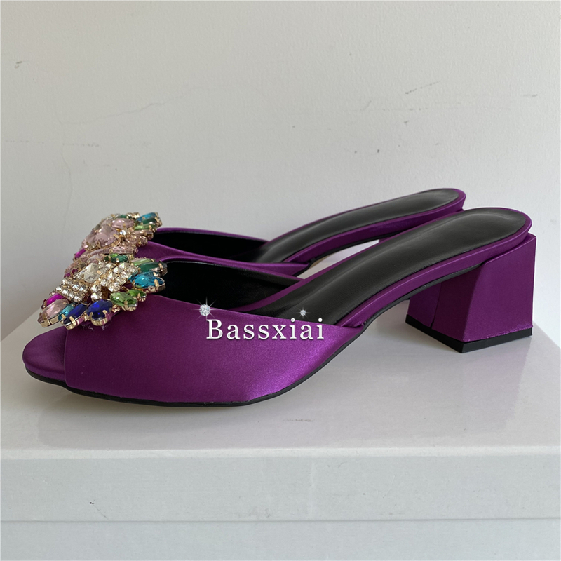 Colorful Rhinestone Buckle Dec - Women'S Fashion For Summer 2025 recension och pris
