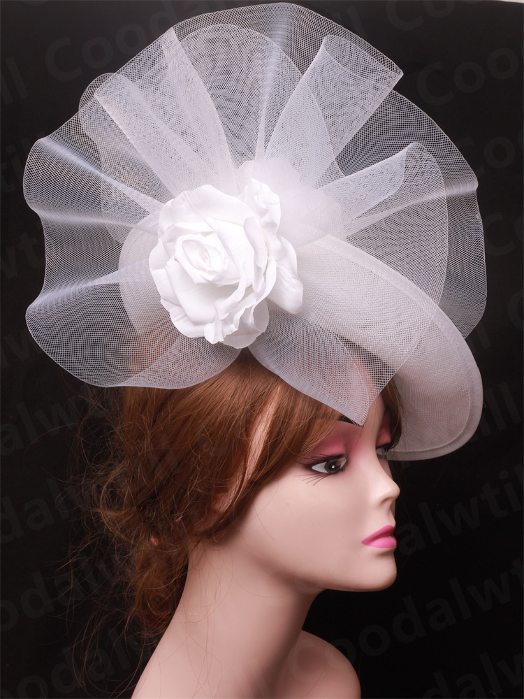 Bride Wedding Mesh Fascinator  - Women'S Fashion Visor recension och pris