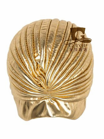 Metallic Turban Head Wrap Hat  - Women'S Fashion Visor recension och pris