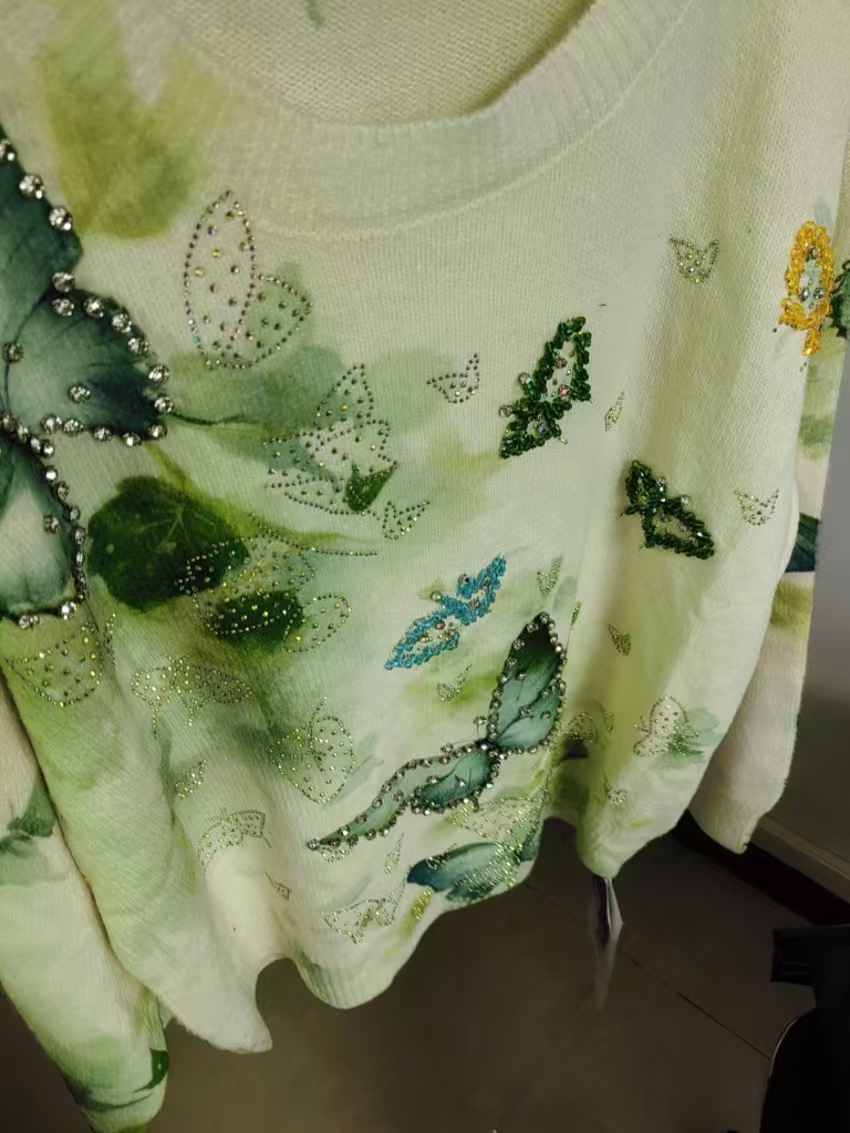 Real Photo Crystal Embroidery  - Women'S Real Y2K Fashion recension och pris