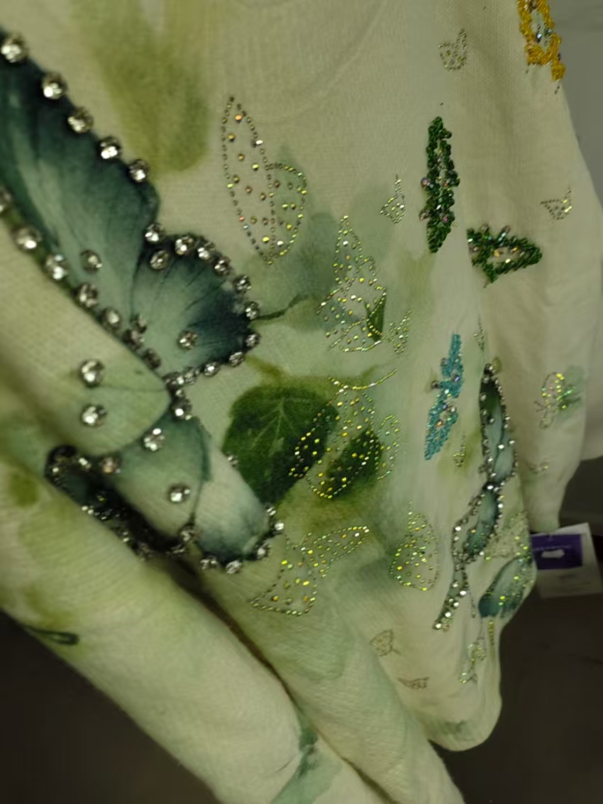 Real Photo Crystal Embroidery  - Women'S Real Y2K Fashion recension och pris