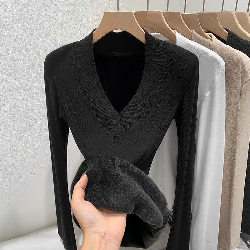 Plus Size Women V Neck Fleece  - Women'S Fashion Line recension och pris