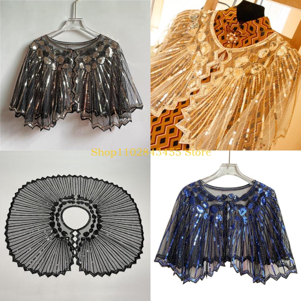49MC 1920s Flapper Beaded Shaw - Women'S Fashion Roaring 20S recension och pris