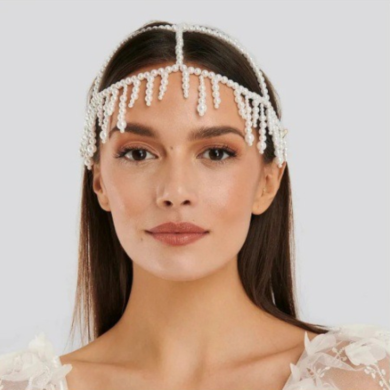 Fashion Pearl Fringe Headpiece - Women'S Fashion Roaring 20S recension och pris