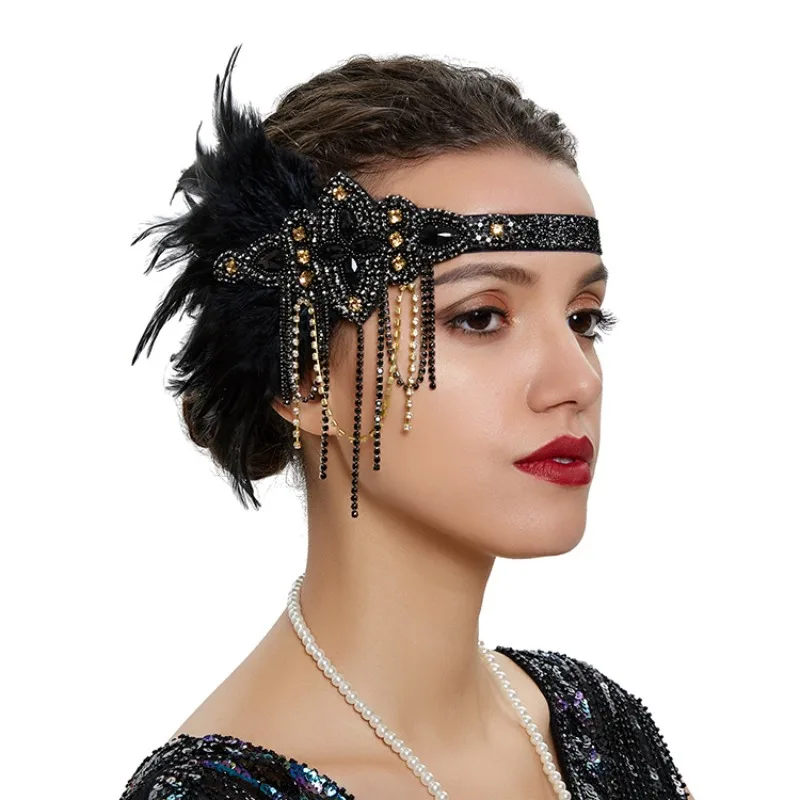 Vintage 1920s Flapper Headband - Women'S Fashion Roaring 20S recension och pris