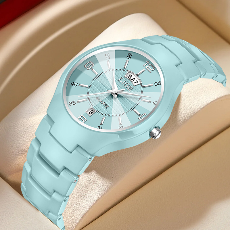LIGE Luxury Elegant Quartz Wom - Fashion Women Watch recension och pris