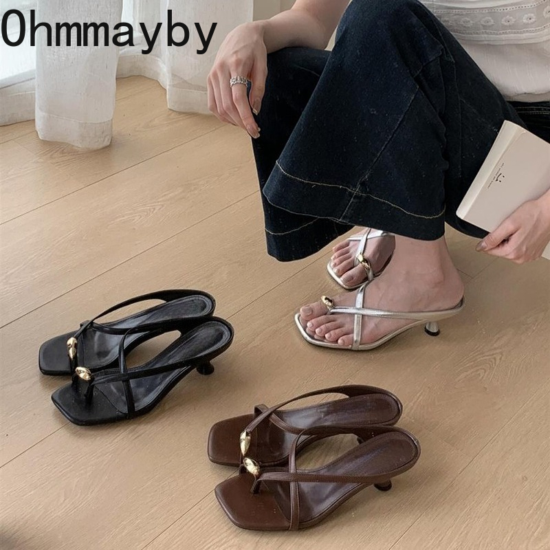 Designer Summer Metal Clip Toe - Women'S Fashion Designer Clothes recension och pris