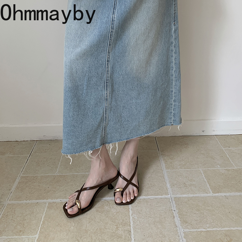 Designer Summer Metal Clip Toe - Women'S Fashion Designer Clothes recension och pris