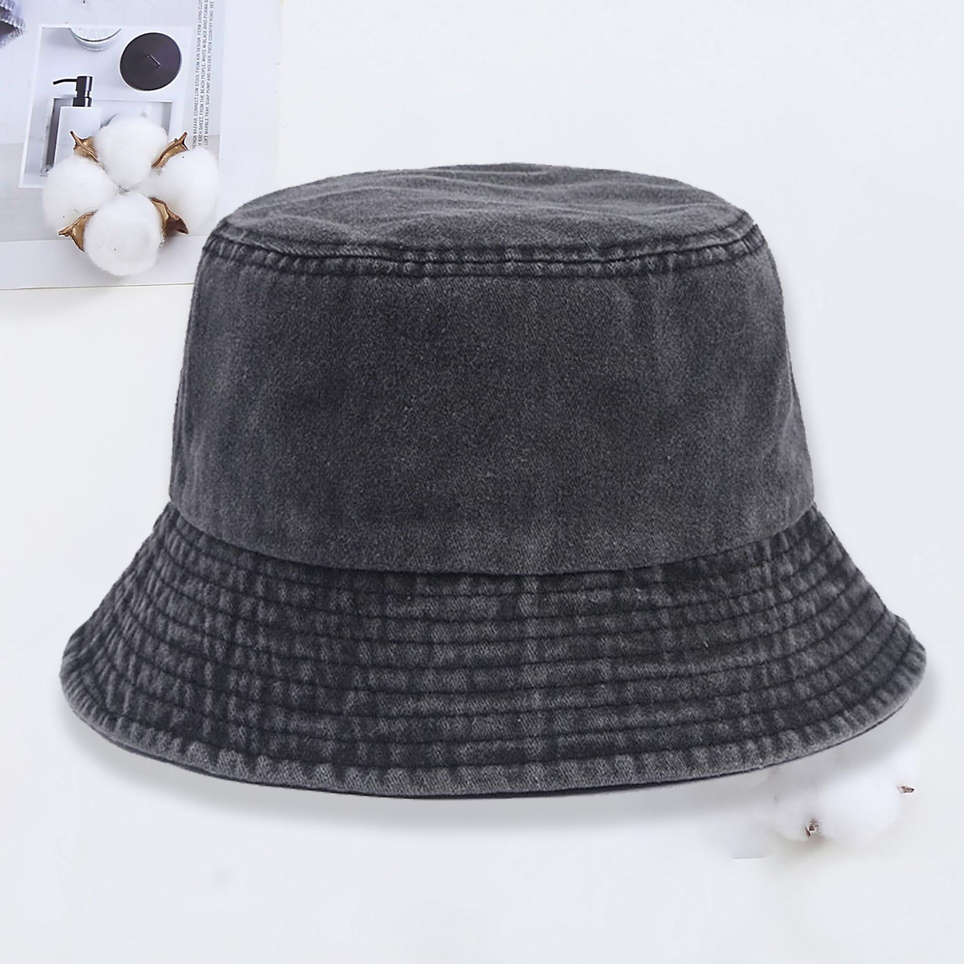 Custom logo Denim Bucket Hat F - Women'S Fashion Visor recension och pris