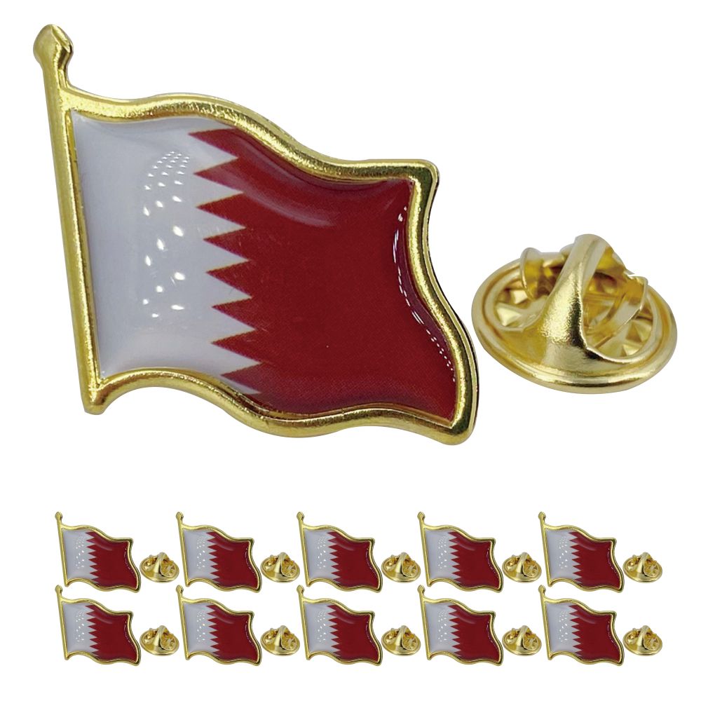 Qatar Flag Lapel Pin - Enamel  - Women Fashion Qatar recension och pris