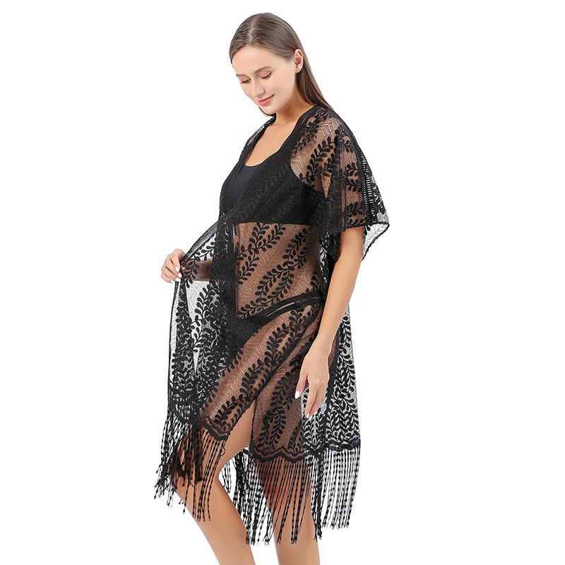Oversized lace cardigan sexy b - Women'S Fashion Kimono recension och pris