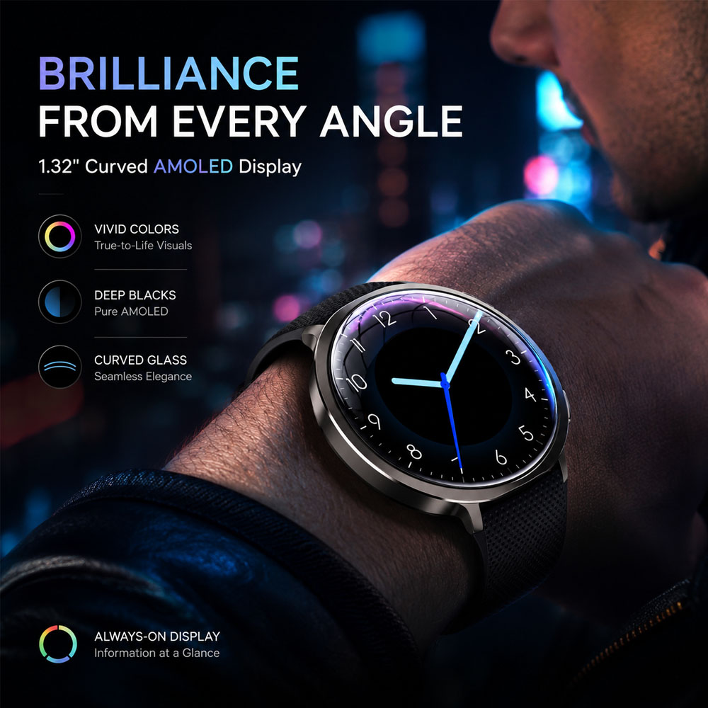 New M301 Smart Watch Round AMO - Women Fashion Week 2026 recension och pris