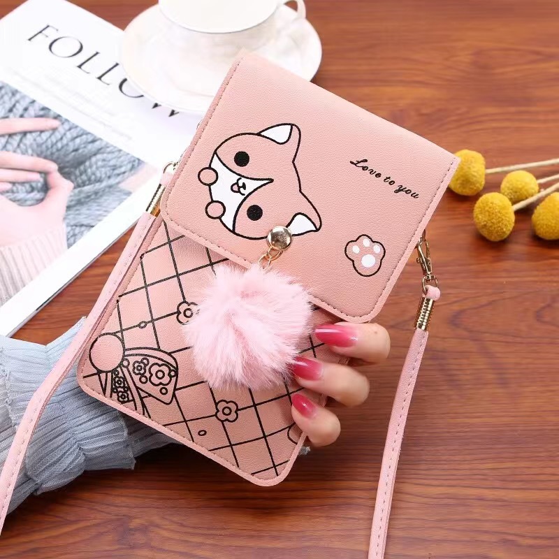 Cute Cartoon Pattern Touch-Scr - Crossbody Bag Women recension och pris
