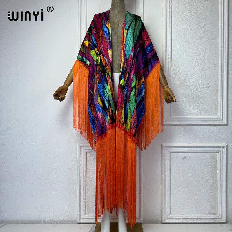 WINYI kimono beach cover-ups b - Women'S Fashion Kimono recension och pris