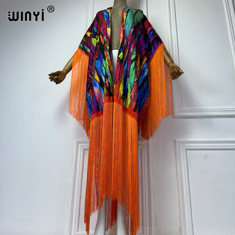 WINYI kimono beach cover-ups b - Women'S Fashion Kimono recension och pris