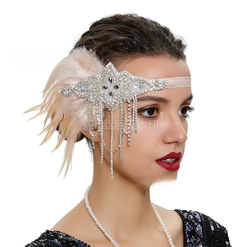 Vintage 1920s Flapper Headband - Women'S Fashion Roaring 20S recension och pris