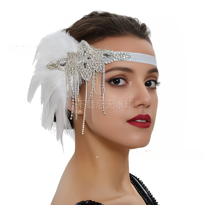 Vintage 1920s Flapper Headband - Women'S Fashion Roaring 20S recension och pris
