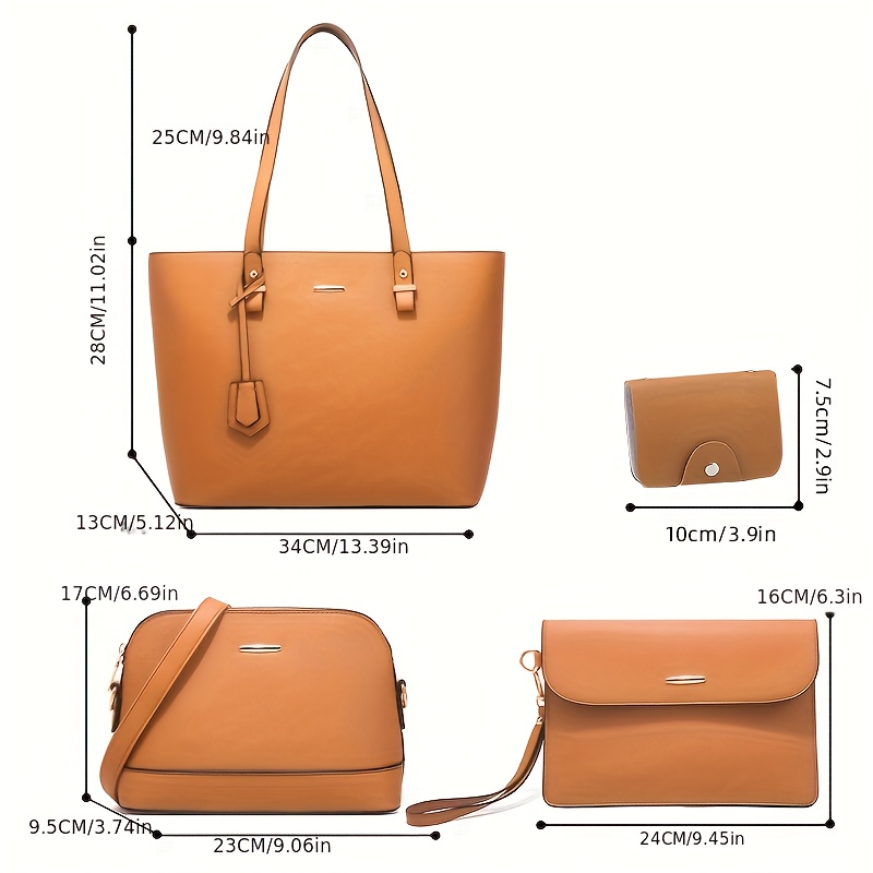 4pcs Fashion Women's Bag Sets  - Crossbody Bag Women recension och pris