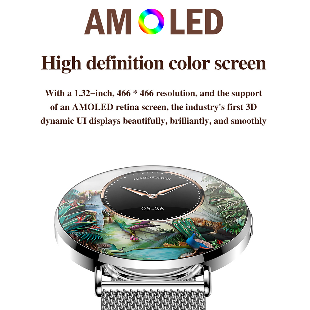 KM88 Women Smartwatch Fashion  - Women Fashion Week 2026 recension och pris