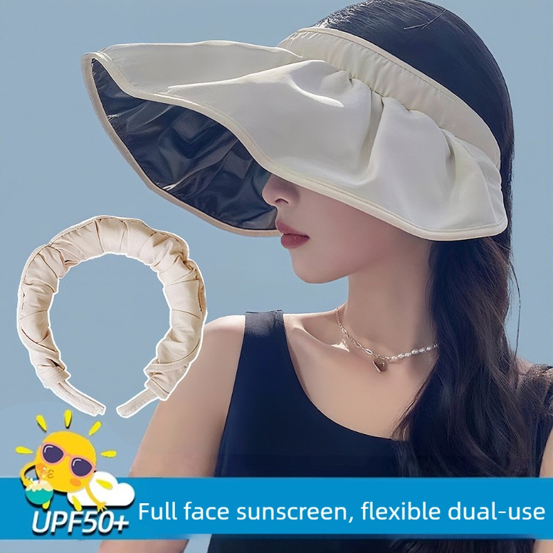 UPF50+ Foldable Headband Sun V - Women'S Fashion Visor recension och pris