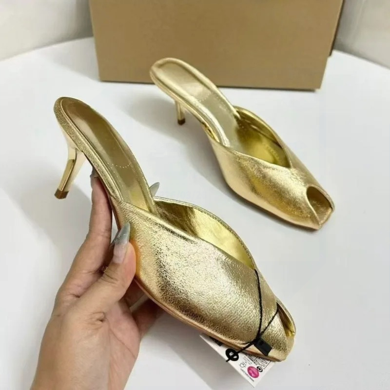 Women's Pumps Designer Gold Wo - Women'S Fashion Designer Clothes recension och pris