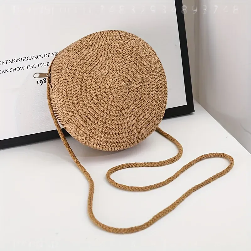 Round Woven Rattan Crossbody B - Crossbody Bag Women recension och pris
