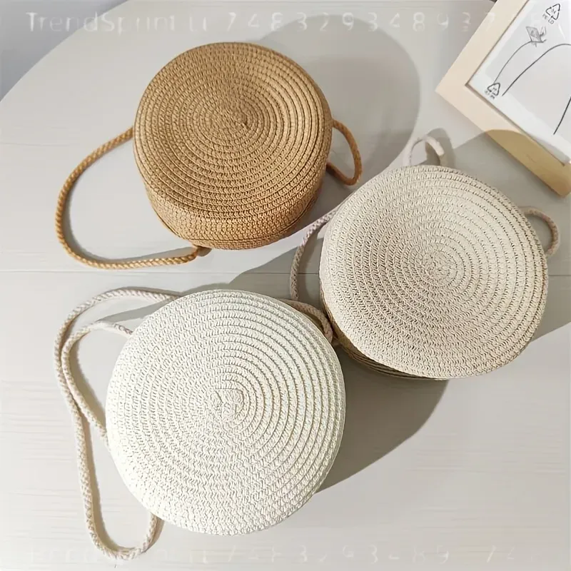 Round Woven Rattan Crossbody B - Crossbody Bag Women recension och pris