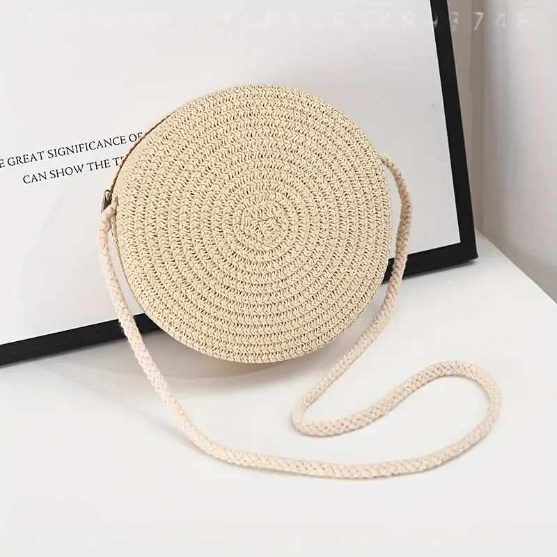 Round Woven Rattan Crossbody B - Crossbody Bag Women recension och pris